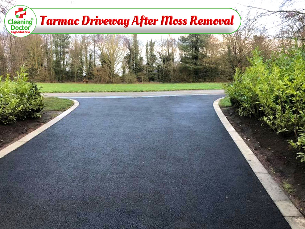Tarmac Driveway After Moss Removal
