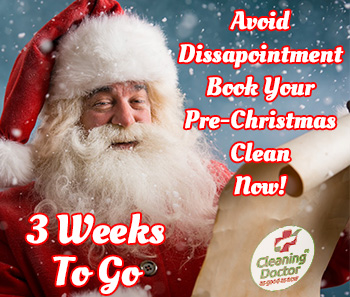 Cleaning Doctor Santa Claus Book Now Popup