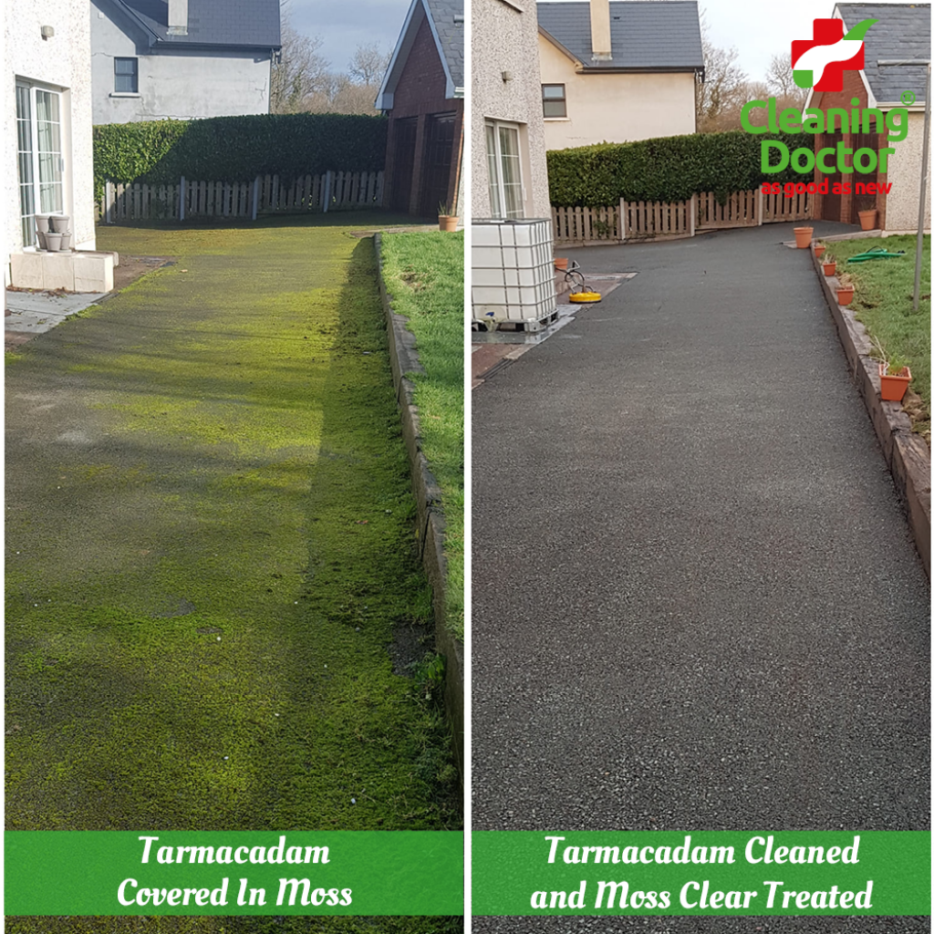 mossy driveway removal outdoor cleaning services